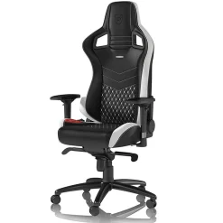 Noblechairs EPIC Cuir Noir/Blanc/Rouge