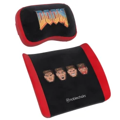 Noblechairs Set de coussins Mémoire de forme DOOM Retro