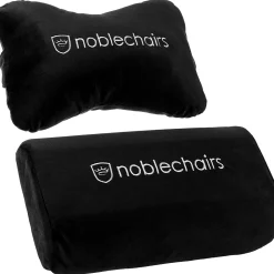 Noblechairs Set de coussins Noir/Blanc