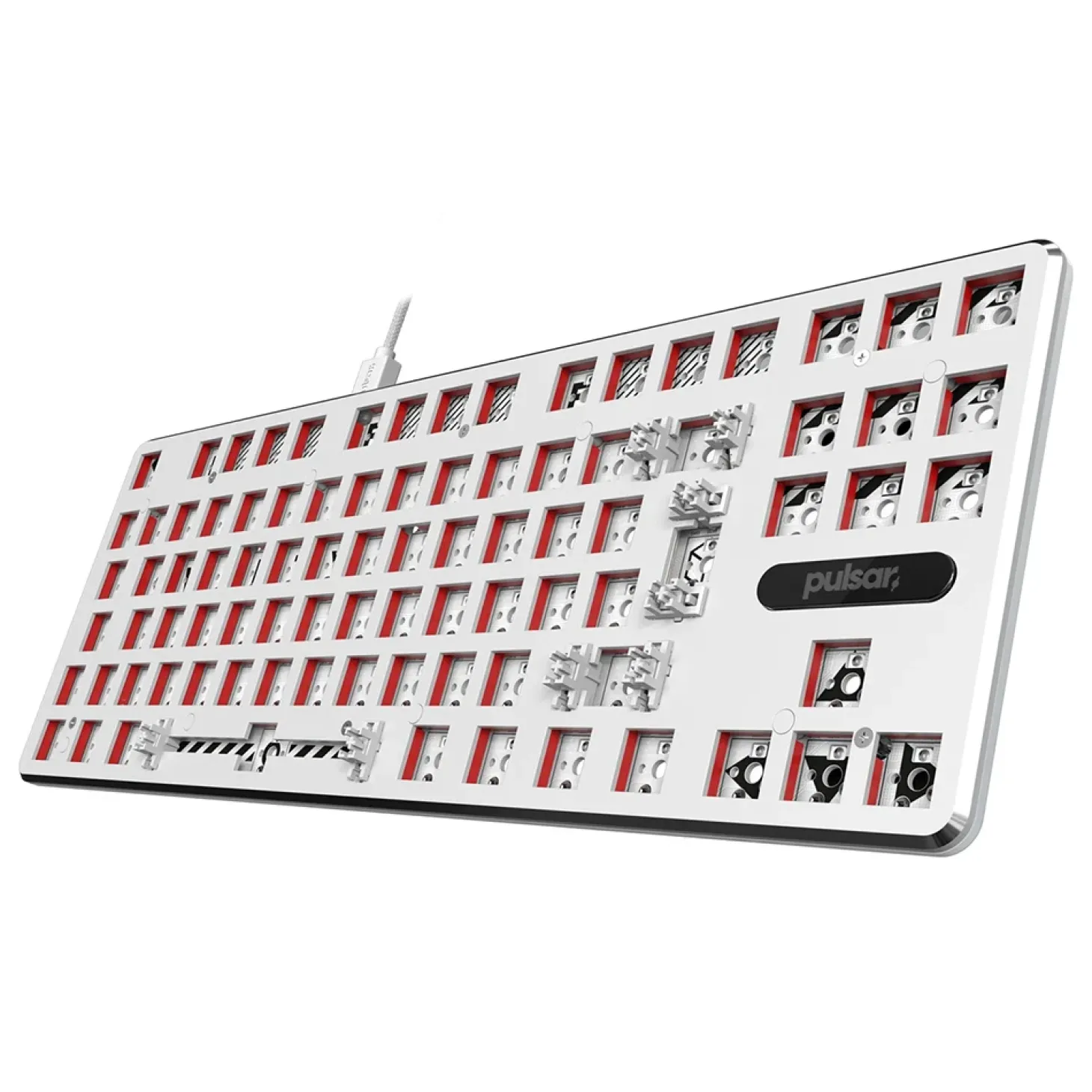 Pulsar PCMK Barebone TKL ISO Blanc