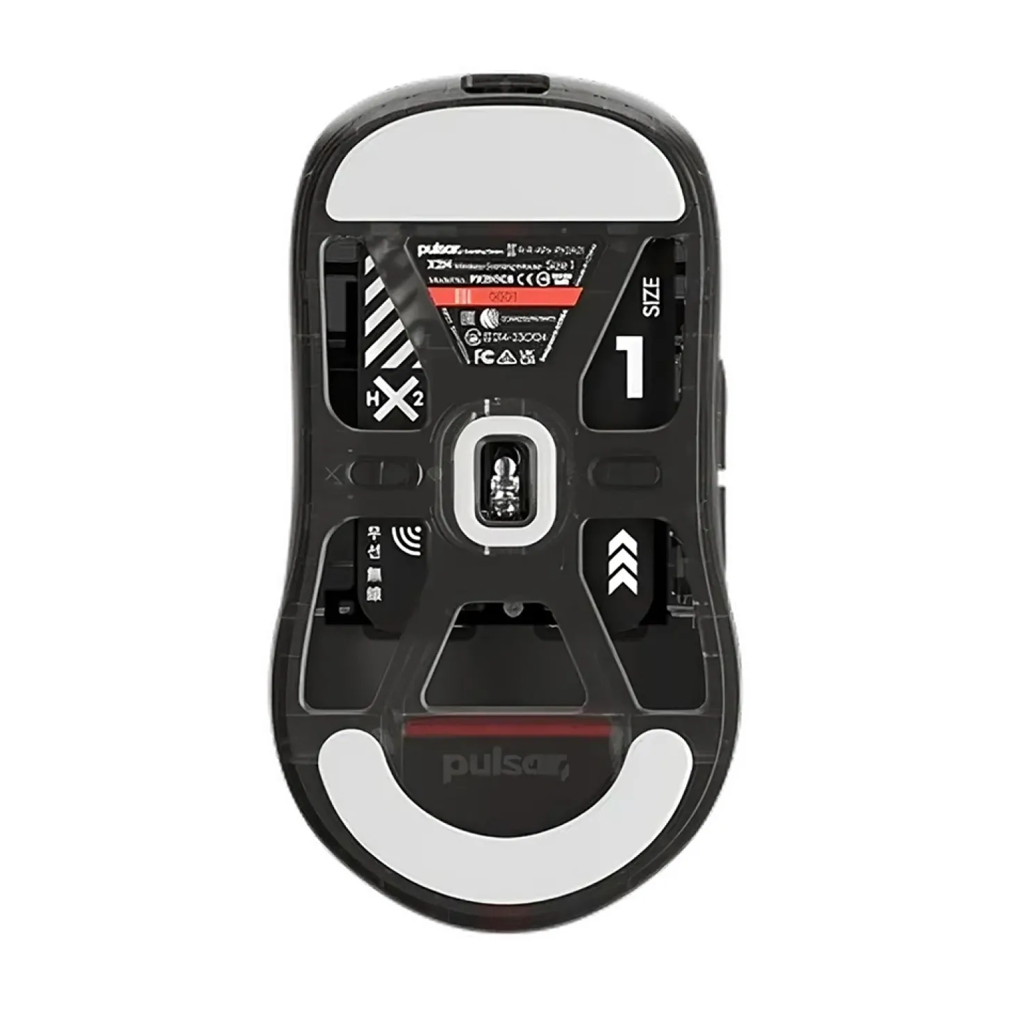 Pulsar X2-H Mini Wireless Clear Black