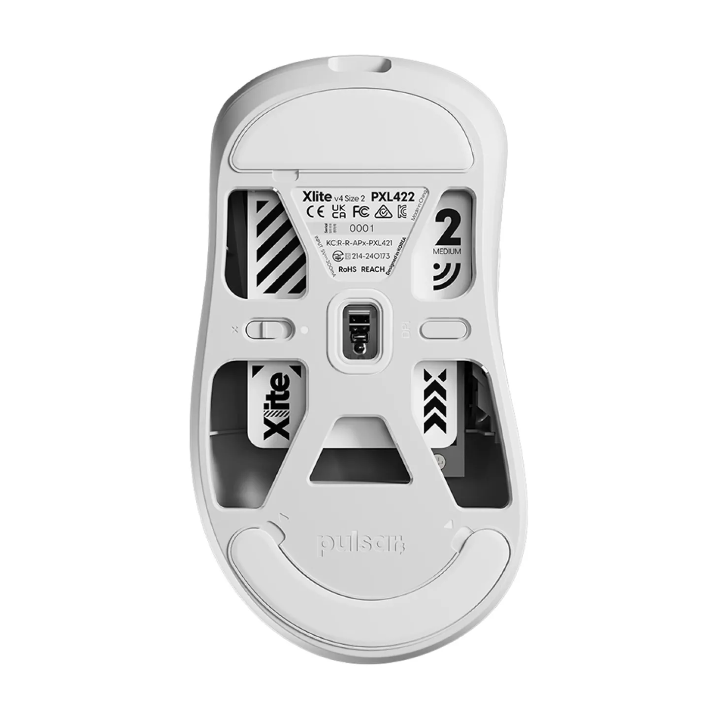 Pulsar Xlite V4 Wireless Blanc