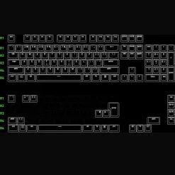 Razer Phantom Keycap Upgrade Set Blanc