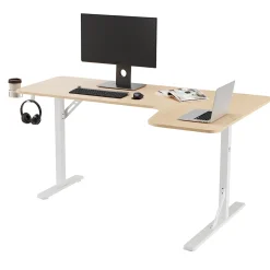 REKT R-DESK 160 L Angle Droite Wood