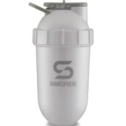 ShakeSphere Tumbler Original Blanc Perle Logo Gris
