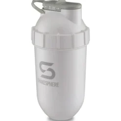 ShakeSphere Tumbler Original Blanc Perle Logo Gris