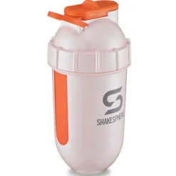 ShakeSphere Tumbler View Blanc / Orange Logo Gris