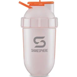 ShakeSphere Tumbler View Blanc / Orange Logo Gris
