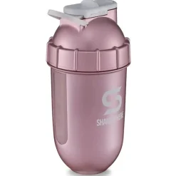 ShakeSphere Tumbler View Rose Logo Blanc