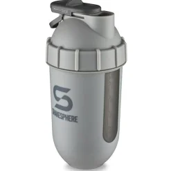 ShakeSphere Tumbler View Gris Mat Logo Gris