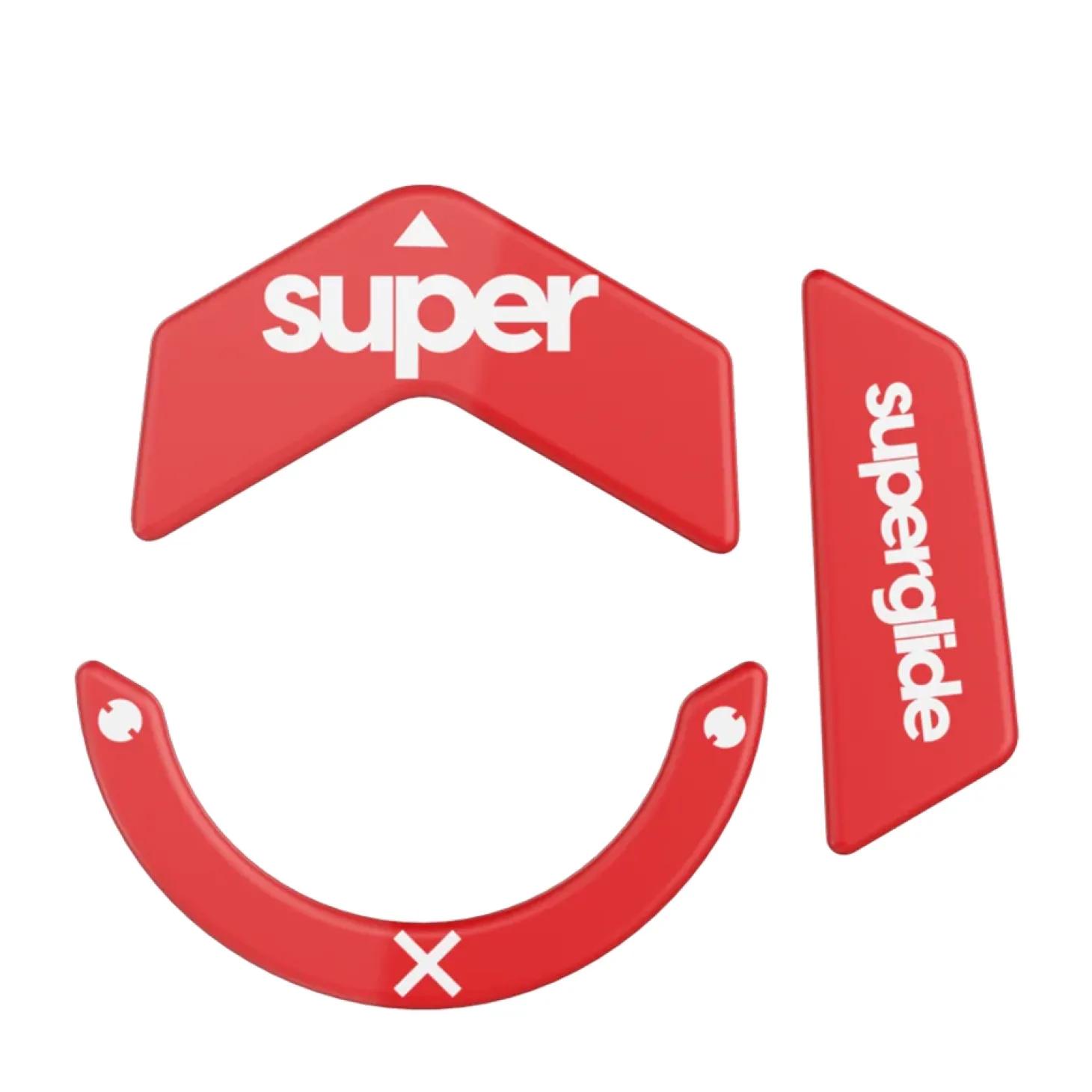 Superglide Type-C Patins en Verre Logitech G502X Rouge