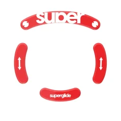 Superglide Type-C Patins en Verre Logitech GPRO Wireless Rouge