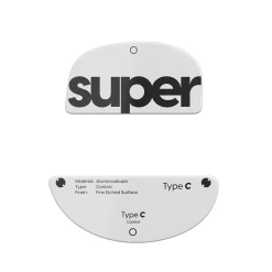 Superglide Type-C Patins en Verre Pulsar ZywOo The Chosen Mouse Blanc