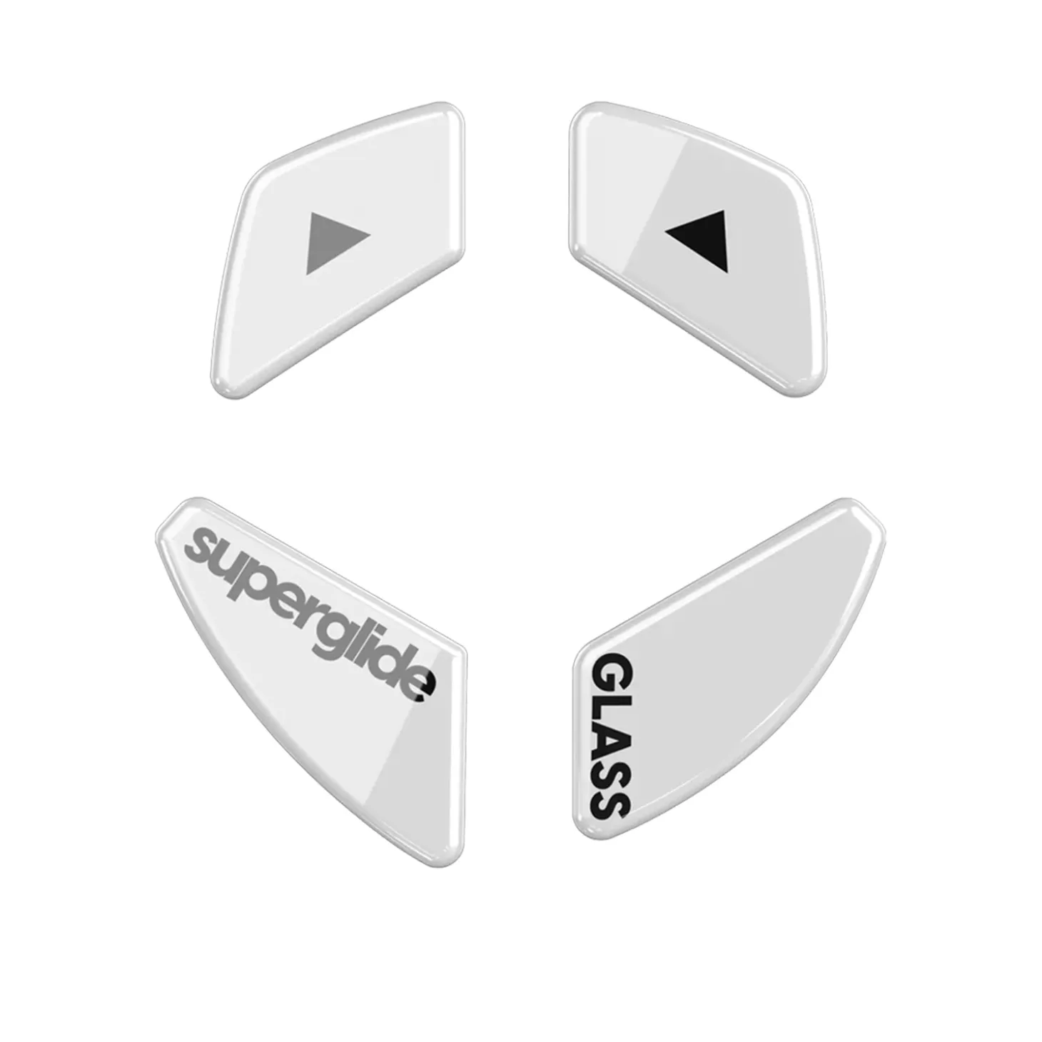 Superglide Type-S Patins en Verre Glorious Model D/D Minus/ Model D/D Minus Wireless Blanc