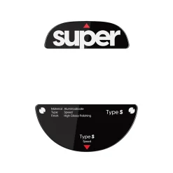 Superglide Type-S Patins en Verre Pulsar TenZ Signature Edition Noir