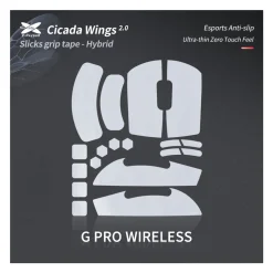 X-Raypad Cicada Wings 2.0 Grips Logitech G Pro Wireless Blanc