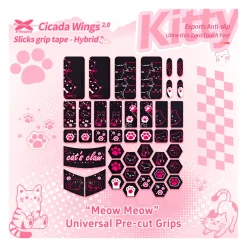 X-Raypad Cicada Wings 2.0 Kitty Grips Universels Noir