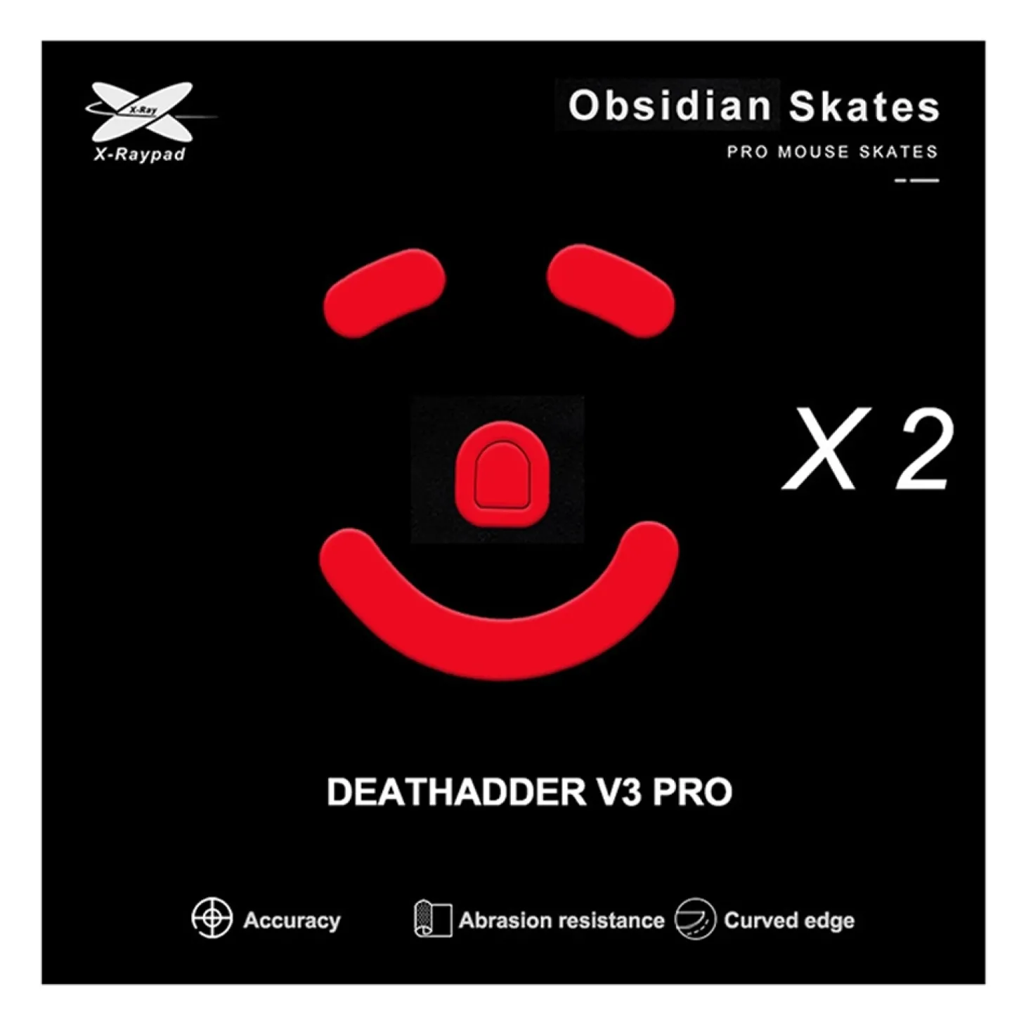 X-Raypad Patins Obsidian Razer Deathadder V3 Pro